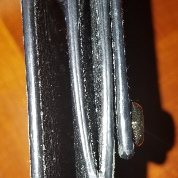 Authentic Gucci Black Canvas Charmy Wallet